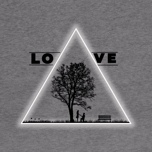 Love Triangle, Proposing, Wedding, Lovers, Nature by Stoiceveryday